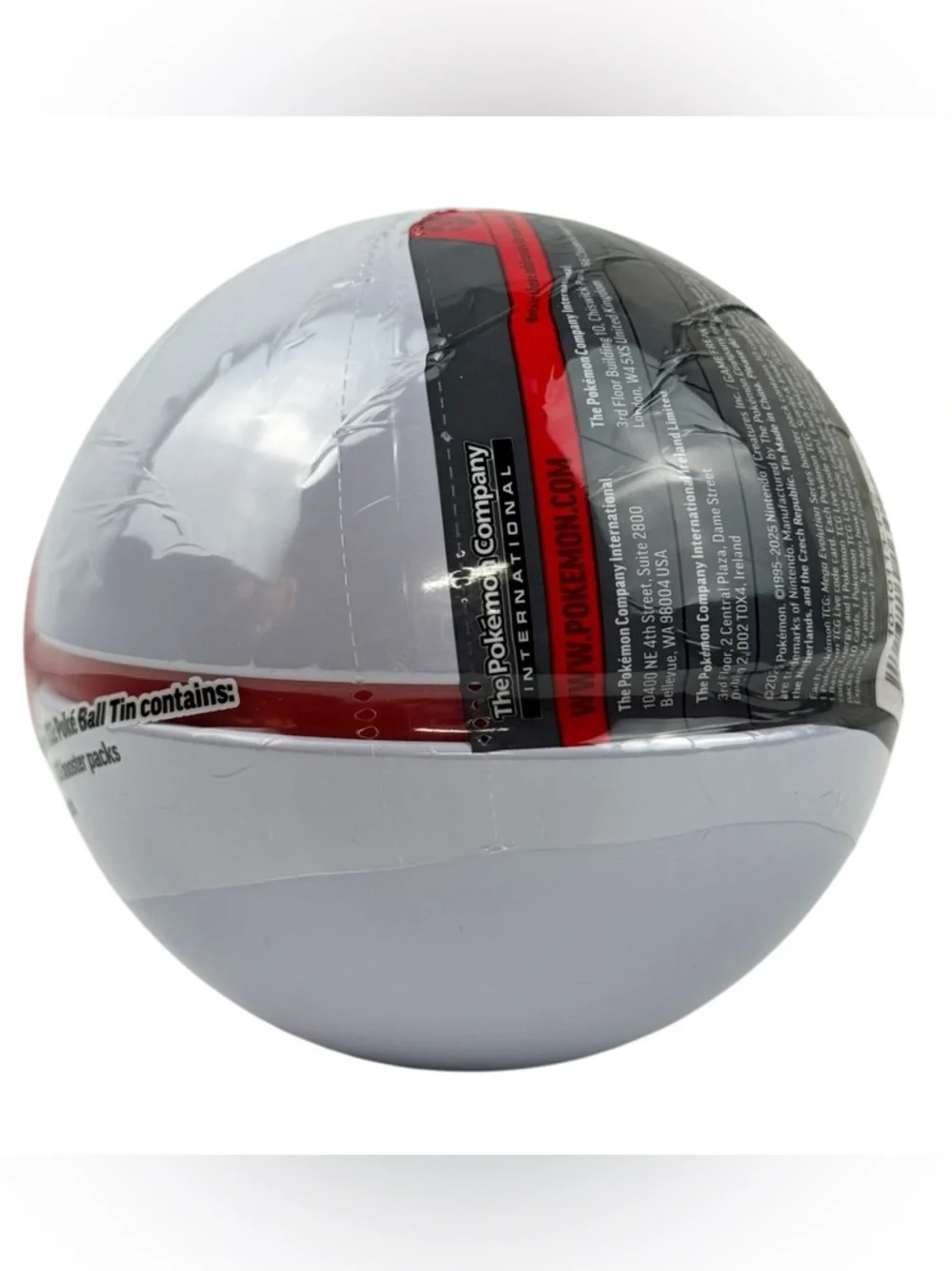 Pokémon TCG Premier Ball Tin E25 Sealed Poké Ball Collector Tin New